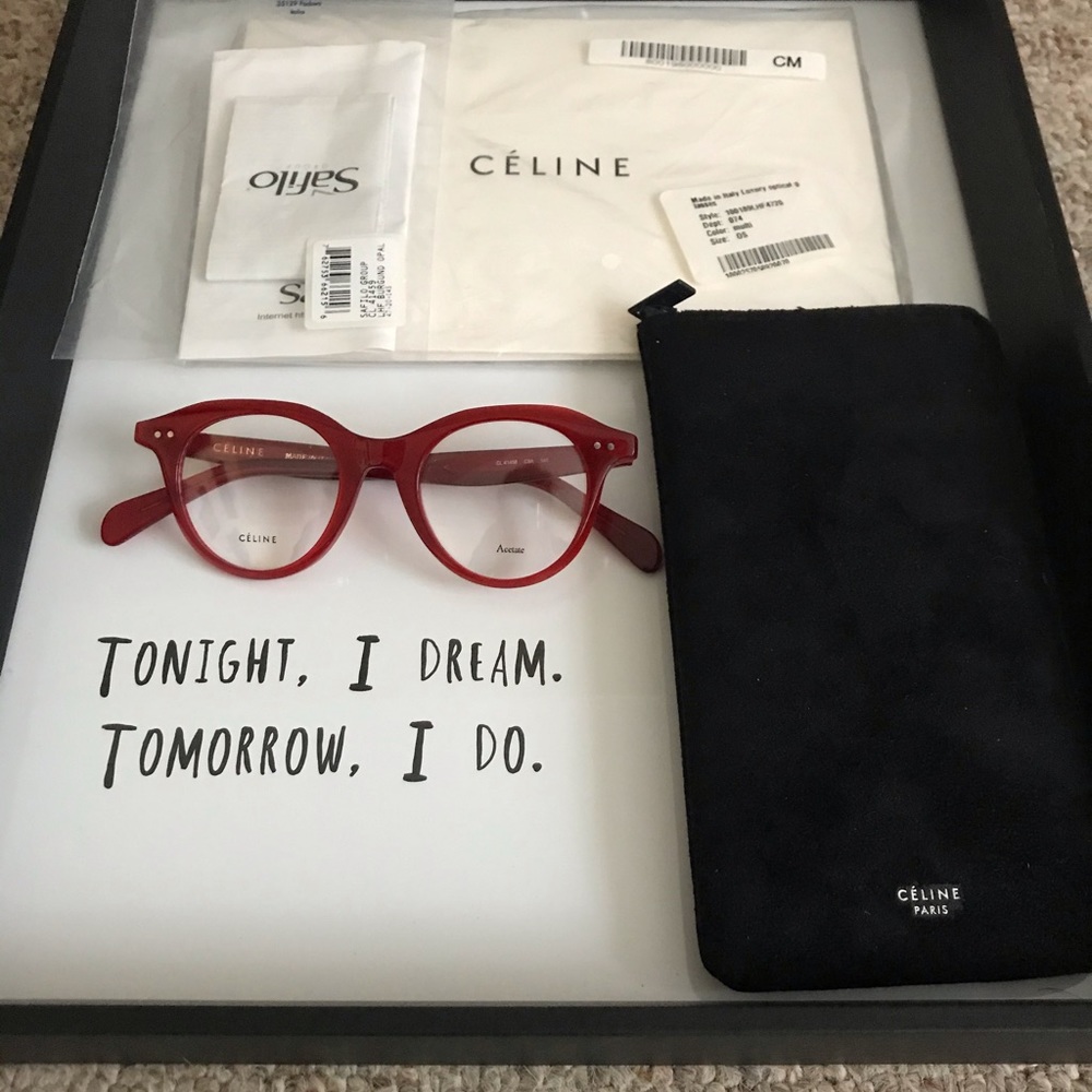 Celine round eyeglasses